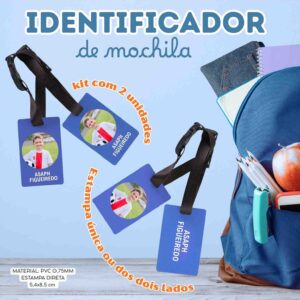 Kit 2 Identificadores de Mochila