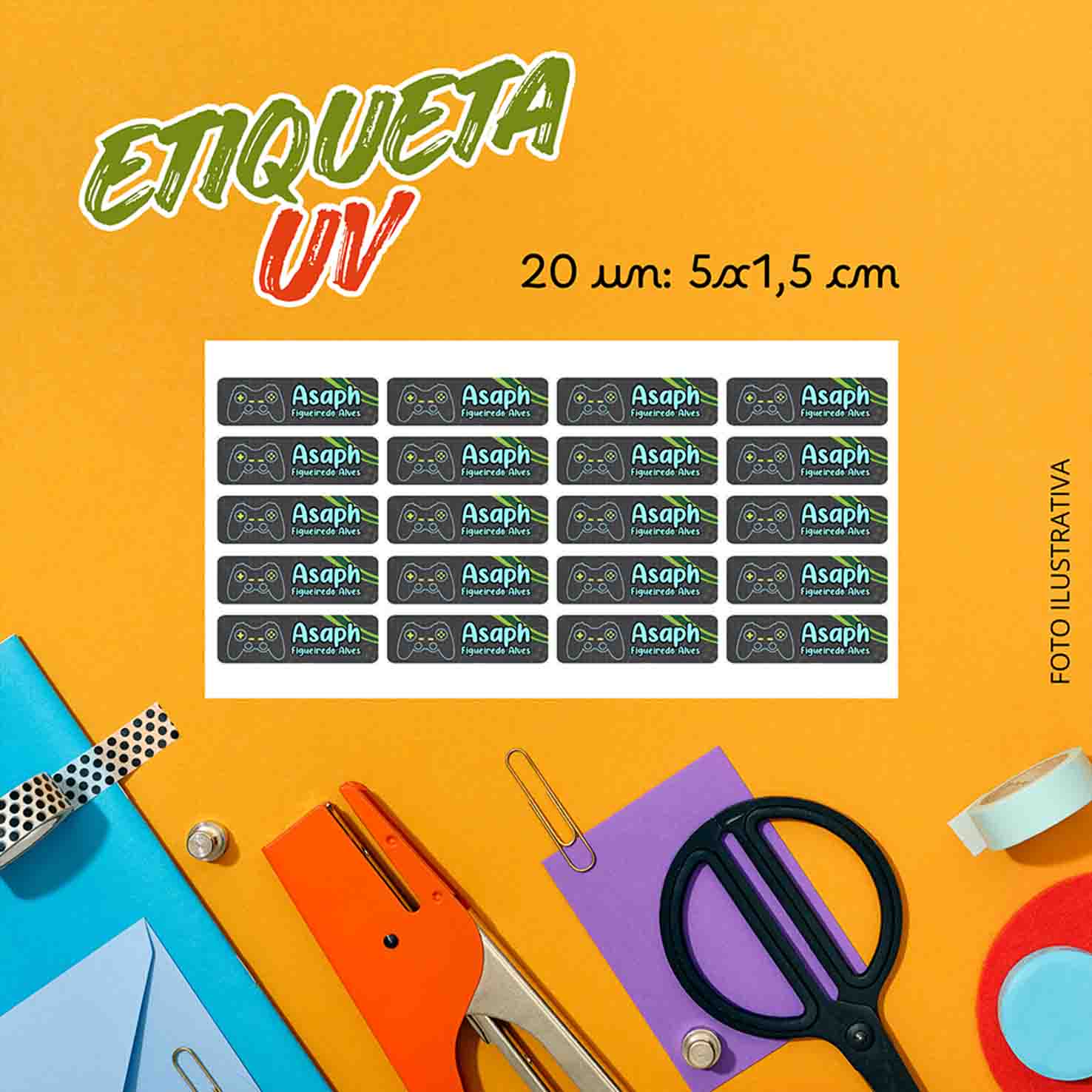 Etiqueta UV 5×1,5