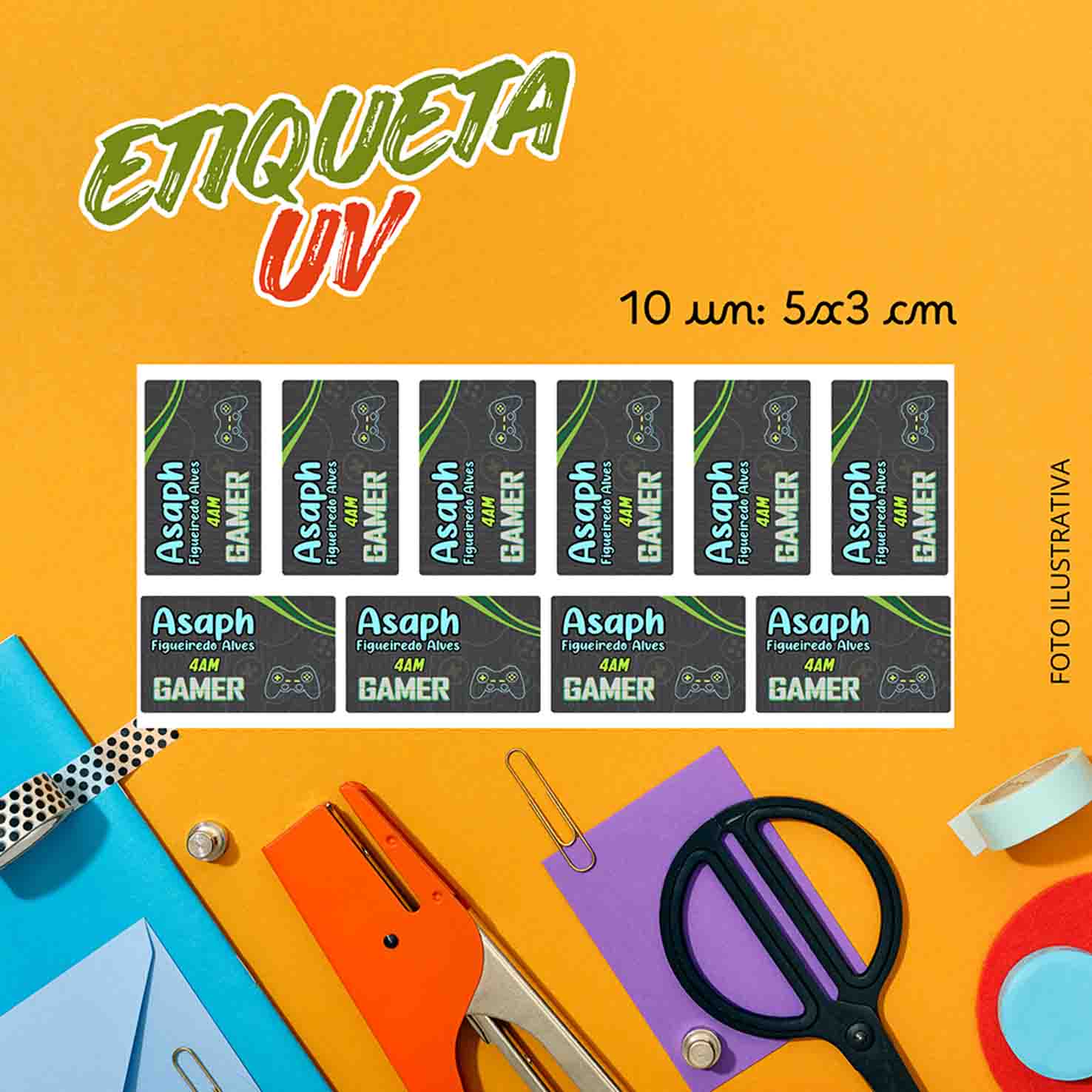 Etiqueta UV 5×3
