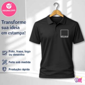 Camisa Polo Color Estampa DTF Peito 10x10