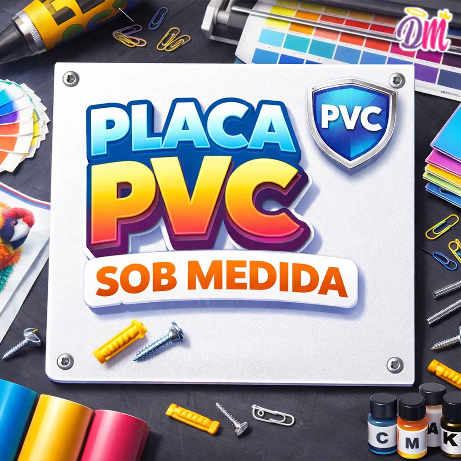 Placa PVC Sob Medida